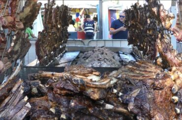 Italy Street Food. Tons of Ribs, Fried Seafood and more Great Food from the World