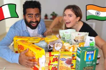 My Indian Boyfriend Tries My Favourite Italian Snacks