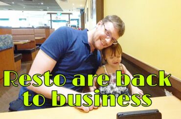 Opening of dine in restaurant in Singapore.