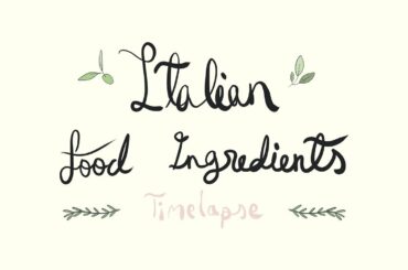 Italian Food Ingredients Timelapse | Digital Illustration | Samsung Galaxy Tab S3
