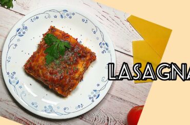 Easy homemade lasagna | Italian food | How to make |