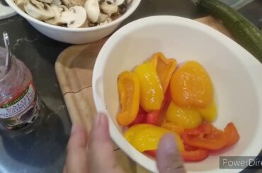 ANOTHER COOKING VLOG😊 AUBERGINE ITALIAN SALAD WITH BASIL