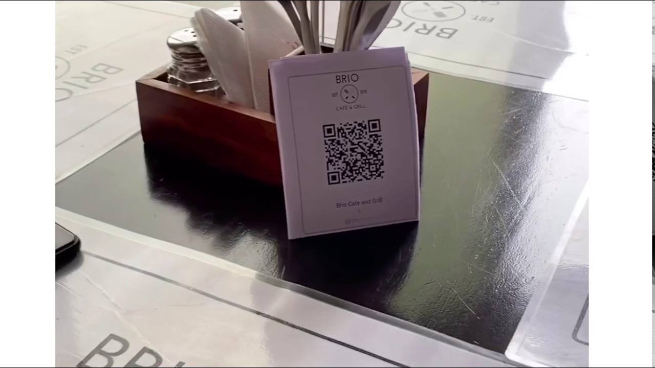 BRIO’s CONTACTLESS QR MENU! BRIO’s CONTACTLESS QR MENU!