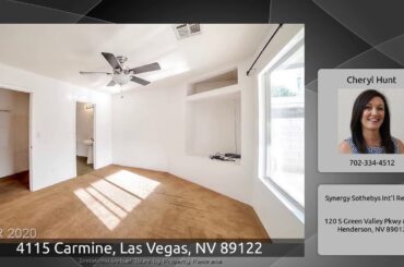 4115 Carmine, Las Vegas, NV 89122