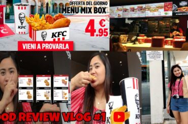 KFC Italy - Food Review Vlog 1