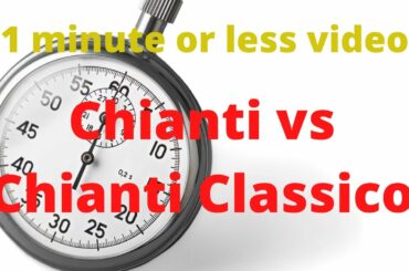 Wine 101 for beginners. Italian wine basics. Chianti vs Chianti Classico