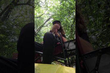 A candlelight Italian dinner in the woods