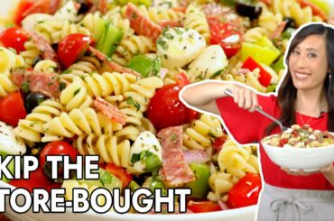 Italian Pasta Salad with Homemade Dressing