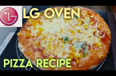 Pizza recipe in LG microwave oven | LG oven cheese pizza | Cheese corn pizza #LG