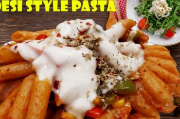 pasta in desi style | desi style pasta | easy recipes