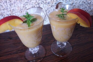 🥥🍑Coconut with Peach🍑🥥recipe in hindi-urdu with italian kitchen routine