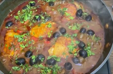 Italian Origin Recipe| Chicken Cacciatore(With Vegetables and Chicken)