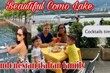 BEAUTIFUL LAKE COMO ITALY  || DANAU TERINDAH SINGGAHAN PARA ARTIS|| INDONENESIA ITALY FAMILY