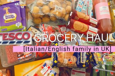 TESCO  HAUL JUNE 2020 | FOOD HAUL, GROCERY HAUL AND STATIONERY OF AN ITALIAN/ ENGLISH FAMILY