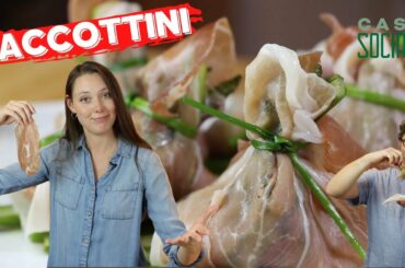 ASPARAGUS FRIED GOAT CHEESE AND SAN DANIELE all wrapped together for this Italian classic beach food