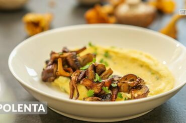 Creamy Polenta with Mushrooms and Cheese | Food Channel L Recipes