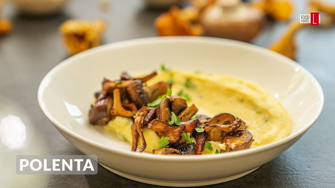 Creamy Polenta with Mushrooms and Cheese | Food Channel L Recipes Creamy Polenta with Mushrooms and Cheese | Food Channel L Recipes