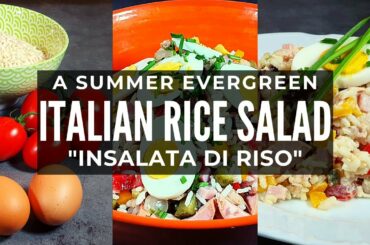 Italian Rice Salad Recipe - How To Make "Insalata di Riso"