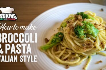 Broccoli and Pasta recipe easy, Healthy and delicious! Cooking with an italian.