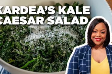 Kardea Brown's Kale Caesar Salad Recipe | Food Network