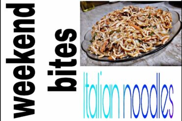 Italian noodles made by weekend bites.