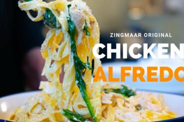 Chicken Fettuccine Alfredo | The Great ITALIAN PASTA | Ready and on table in under 30 Minutes