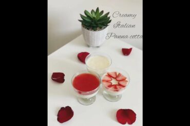 The Creamy Italian Panna cotta in 2 easy steps-طريقه الباناكوتا الايطالى اللذيذه فى خطوتين بس