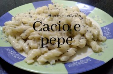 Cacio e pepe (Pasta in cheese and Black Pepper) Italian #recipe nmbr17