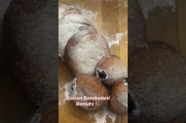 Italian Bomboloni donuts