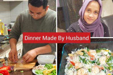 Husband Made Dinner For Me..Italian Dish 'Risotto'