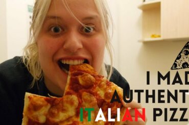 i made homemade pizza! || AUTHENTIC ITALIAN PIZZA RECIPE