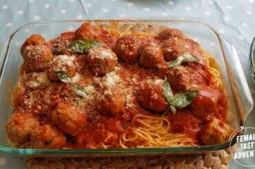 HOW TO COOK ITALIAN SPAGHETTI AND MEATBALLS, JUICY AND TENDER MEATBALLS