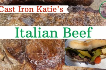 Outdoor Dutch Oven Italian Beef