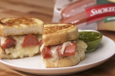 Italian Grilled Cheese with Smoked Sausage