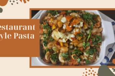 Restaurant Style - Italian Pasta |How to cook this recipe| Italian Veg Pasta|