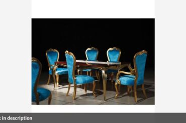 ☑factory directly modern fashionalbe golden solid wood dining table set