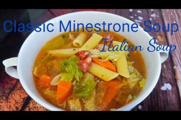 Classic Minestrone Soup | Italian Recipe | Good food recipe for Lactation.