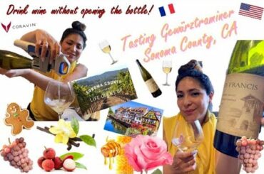 How to drink wine without opening the bottle? I Tasting Wine - Gewürztraminer 🍷🍇 I from Alsace to CA