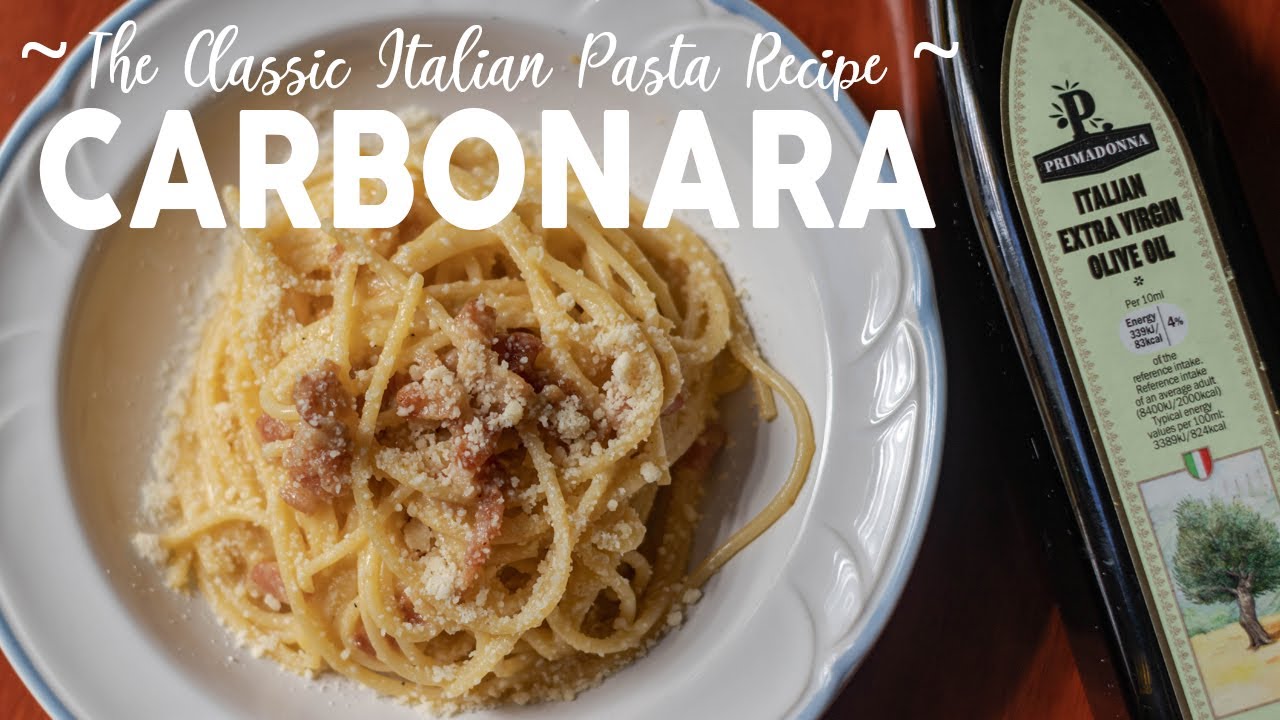 CARBONARA THE ITALIAN WAY CARBONARA THE ITALIAN WAY