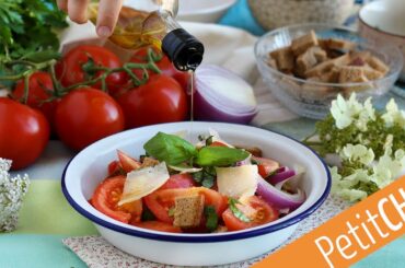 Italian PANZANELLA SALAD recipe│Petitchef