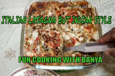 SIMPLE & EASY WAY TO MAKE VEGETABLE BREAD LASAGNA#FUN COOKING#INDIAN STYLE  ITALIAN LASAGNA#