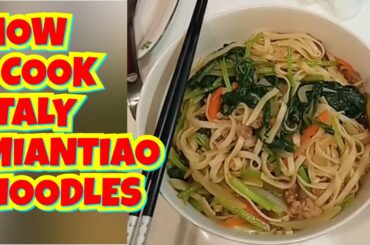 HOW TO COOK ITALY MIANTIAO / NOODLES        LYNZRED STYLE