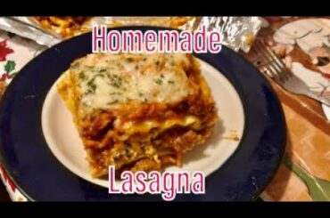 My Homemade Lasagna! Full Recipe Video Coming Soon!