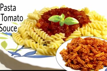 Red souce pasta recipe| How to make Italian pasta at home| quick and easy pasta recipe|