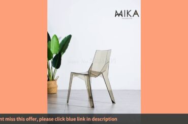 ✓Nordic Fashion Transparent Crystal Chair Simple Dining Chair Office Ch