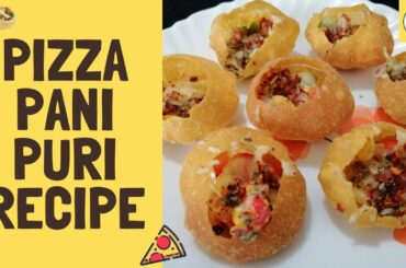 Pizza Pani Puri Recipe | Variation of Pani Puri with a Italian Twist | Jasu's Jain Kitchen