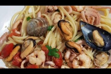 LINGUINE ALLO SCOGLIO ITALIAN RECIPE! 🐠 🐟