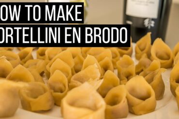 HOW TO MAKE TORTELLINI EN BRODO | SIMPLE ITALIAN RECIPE TO MAKE AT HOME