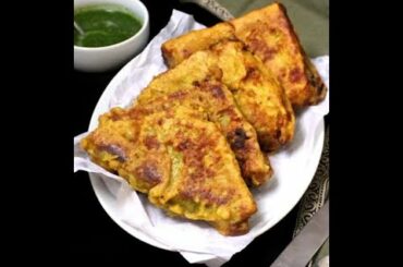 Indian snack with Italian twist// Rain snack// Bread pakoda in My Style with//cheese filling