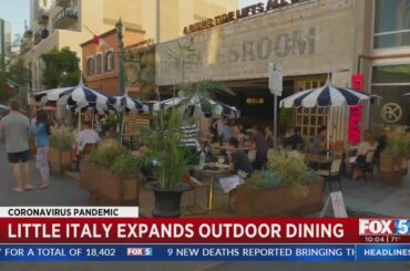 Little Italy's Al Fresco Dining Expands To 3 Nights A Week